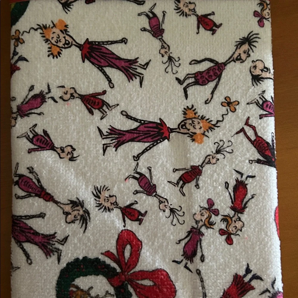 Grinch Holiday Drying Mat